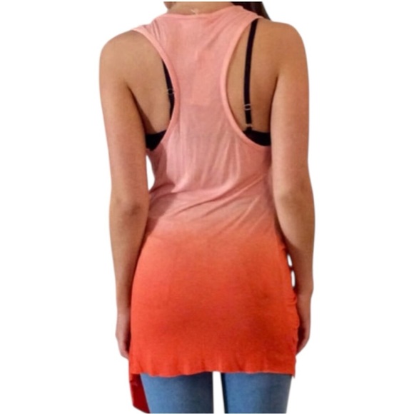 Young Fabulous & Broke Cleo Ombre Drape Tank Top. - Picture 2 of 5